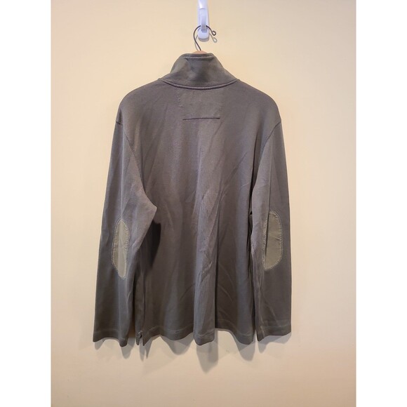 Green Banana Republic Quarter Zip Sweater XL - Picture 3 of 5